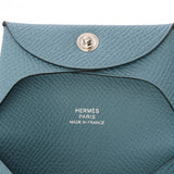 HERMES エルメス バスティア ブルージーン □N刻印(2010年頃) ユニセックス ヴォーエプソン コインケース Aランク 中古 銀蔵