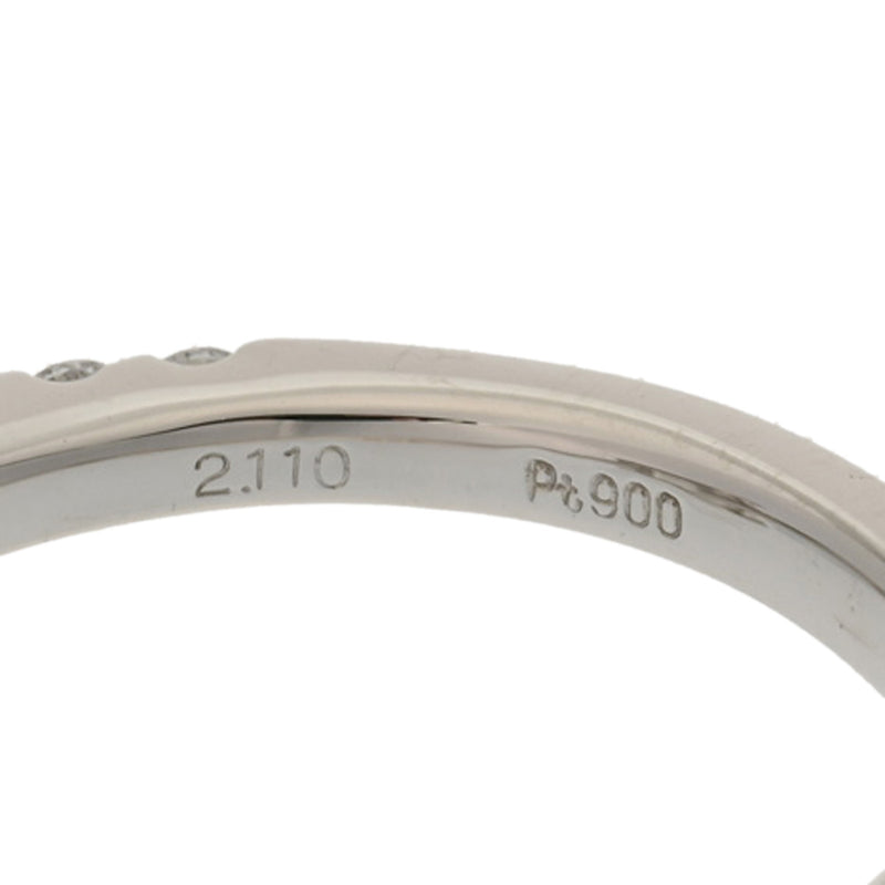 no brand ノーブランド ダイヤ2.11ct 0.25ct 一粒ダイヤ ハーフエタニティ 11号 レディース Pt900プラチナ リング・指輪 Aランク 中古 銀蔵