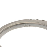 no brand ノーブランド ダイヤ2.11ct 0.25ct 一粒ダイヤ ハーフエタニティ 11号 レディース Pt900プラチナ リング・指輪 Aランク 中古 銀蔵