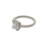 no brand ノーブランド ダイヤ2.11ct 0.25ct 一粒ダイヤ ハーフエタニティ 11号 レディース Pt900プラチナ リング・指輪 Aランク 中古 銀蔵