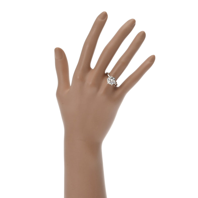 no brand ノーブランド 一粒ダイヤ3.002ct 12号 レディース Pt900プラチナ リング・指輪 Aランク 中古 銀蔵