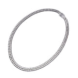 no brand ノーブランド 六面ダブル 喜平ネックレス Pt850 150.5g シルバー ユニセックス Pt850プラチナ ネックレス Aランク 中古 銀蔵