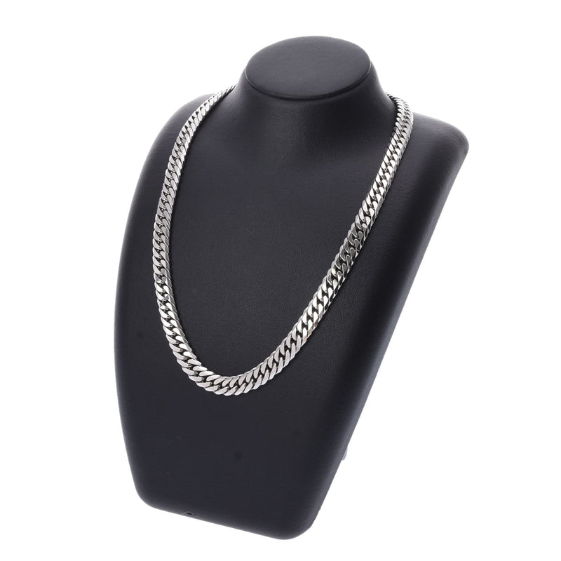 no brand ノーブランド 六面ダブル 喜平ネックレス Pt850 150.5g シルバー ユニセックス Pt850プラチナ ネックレス Aランク 中古 銀蔵