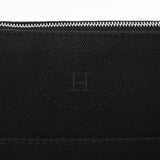 HERMES エルメス ボリード ポーチ MM ブラック レディース キャンバス ポーチ ABランク 中古 銀蔵