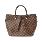 LOUIS VUITTON ルイヴィトン ダミエ シエナ PM 2WAY ブラウン N41545 レディース ダミエキャンバス ハンドバッグ Aランク 中古 銀蔵