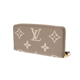 LOUIS VUITTON ルイヴィトン モノグラムアンプラント ジッピーウォレット トゥルトレール/クレーム M69794 レディース レザー 長財布 Aランク 中古 銀蔵