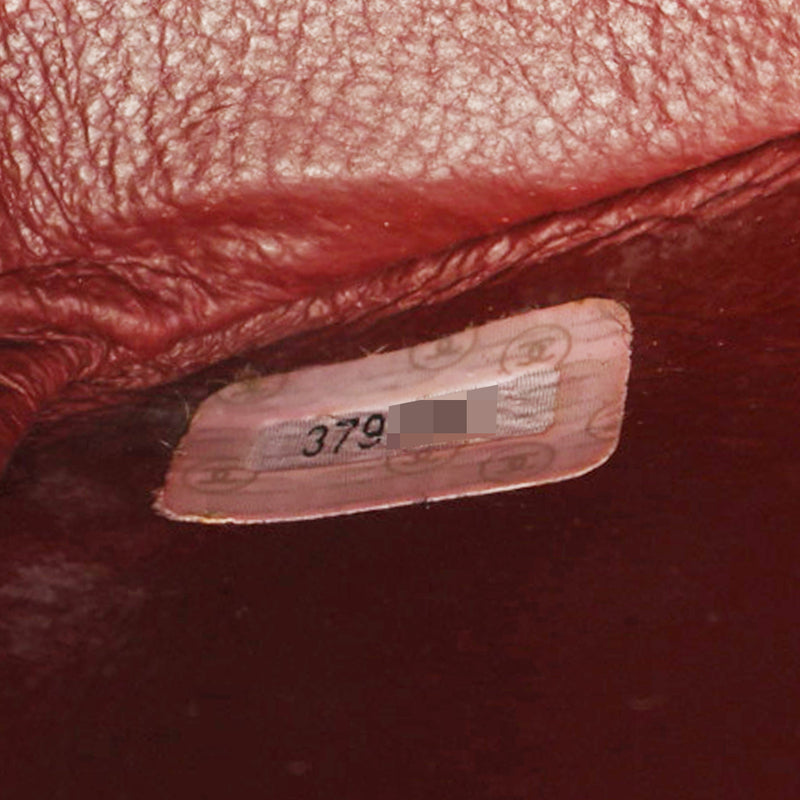 CHANEL シャネル デカマトラッセ  チェーンショルダー ブラック A01094 レディース ラムスキン ショルダーバッグ Bランク 中古 銀蔵