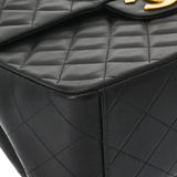 CHANEL シャネル デカマトラッセ  チェーンショルダー ブラック A01094 レディース ラムスキン ショルダーバッグ Bランク 中古 銀蔵