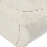 CHANEL シャネル PST プチショッピングトート ホワイト レディース キャビアスキン トートバッグ ABランク 中古 銀蔵