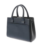 CHANEL シャネル ネオエグゼクティブ トート ミニ 2WAY ブラック/ネイビー A69929 レディース レザー ハンドバッグ Aランク 中古 銀蔵