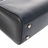 CHANEL シャネル ネオエグゼクティブ トート ミニ 2WAY ブラック/ネイビー A69929 レディース レザー ハンドバッグ Aランク 中古 銀蔵