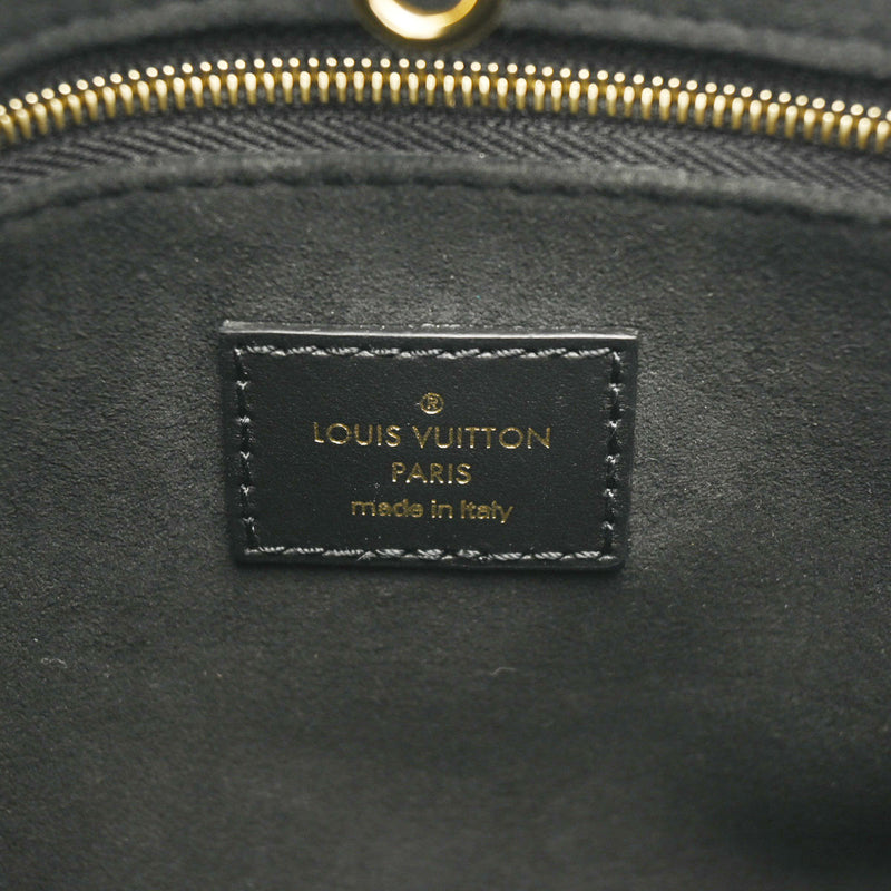 LOUIS VUITTON ルイヴィトン モノグラムアンプラント オンザゴー PM 2WAY ノワール M45653 レディース レザー ハンドバッグ Aランク 中古 銀蔵