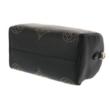 LOUIS VUITTON ルイヴィトン モノグラムアンプラント スピーディバンドリエール 25 スタッズ 2WAY ブラック M46736 レディース レザー ハンドバッグ 新同 中古 銀蔵