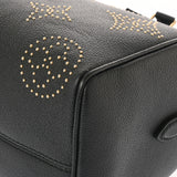 LOUIS VUITTON ルイヴィトン モノグラムアンプラント スピーディバンドリエール 25 スタッズ 2WAY ブラック M46736 レディース レザー ハンドバッグ 新同 中古 銀蔵