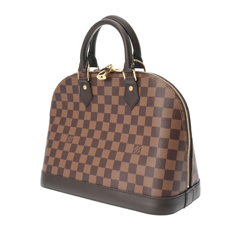 LOUIS VUITTON ルイヴィトン ダミエ アルマ PM 現行 ブラウン N53151 レディース ダミエキャンバス ハンドバッグ Aランク 中古 銀蔵