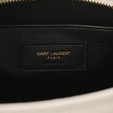 SAINT LAURENT サンローラン ダッフルロック アイボリー GLT655008.1021 レディース レザー ハンドバッグ ABランク 中古 銀蔵