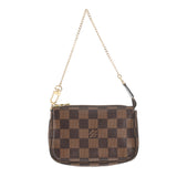 LOUIS VUITTON ルイヴィトン ダミエ ミニ ポシェット アクセソワール ブラウン N58009 レディース ダミエキャンバス アクセサリーポーチ ABランク 中古 銀蔵