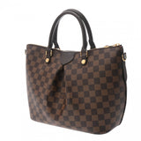 LOUIS VUITTON ルイヴィトン ダミエ シエナ MM 2WAY ブラウン N41546 レディース ダミエキャンバス ハンドバッグ Aランク 中古 銀蔵