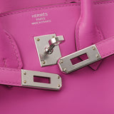 HERMES エルメス バーキン 25 マグノリア U刻印(2022年頃) レディース スイフト ハンドバッグ 新同 中古 銀蔵