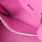 HERMES エルメス バーキン 25 マグノリア U刻印(2022年頃) レディース スイフト ハンドバッグ 新同 中古 銀蔵