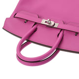 HERMES エルメス バーキン 25 マグノリア U刻印(2022年頃) レディース スイフト ハンドバッグ 新同 中古 銀蔵