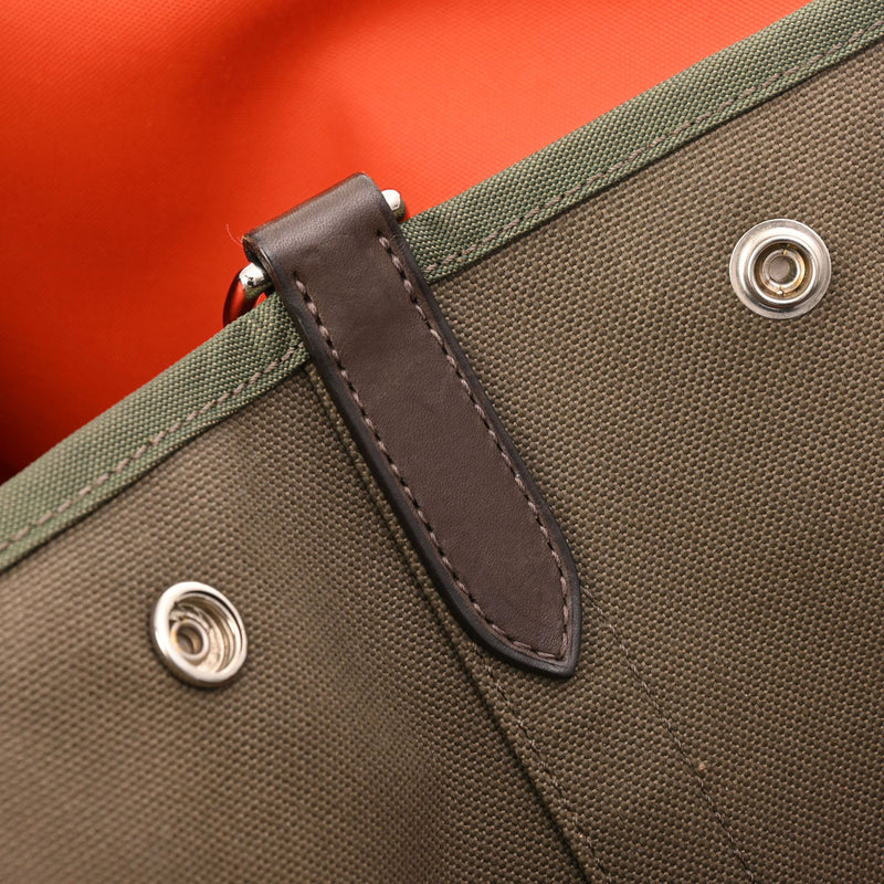 【未使用】HERMES エルメス キャンバストートバッグ カーキ エルメス サックドパンサージュ グルーム カーキ/オレンジ A刻印(2017