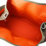 HERMES エルメス サックドパンサージュ グルーム カーキ/オレンジ A刻印(2017年頃) レディース キャンバス トートバッグ ABランク 中古 銀蔵