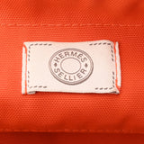 HERMES エルメス サックドパンサージュ グルーム カーキ/オレンジ A刻印(2017年頃) レディース キャンバス トートバッグ ABランク 中古 銀蔵