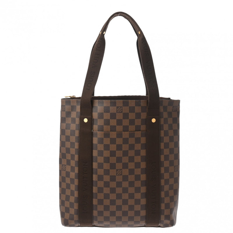 LOUIS VUITTON ルイヴィトン ダミエ カバボブール ブラウン N52006 ユニセックス ダミエキャンバス トートバッグ ABランク 中古 銀蔵