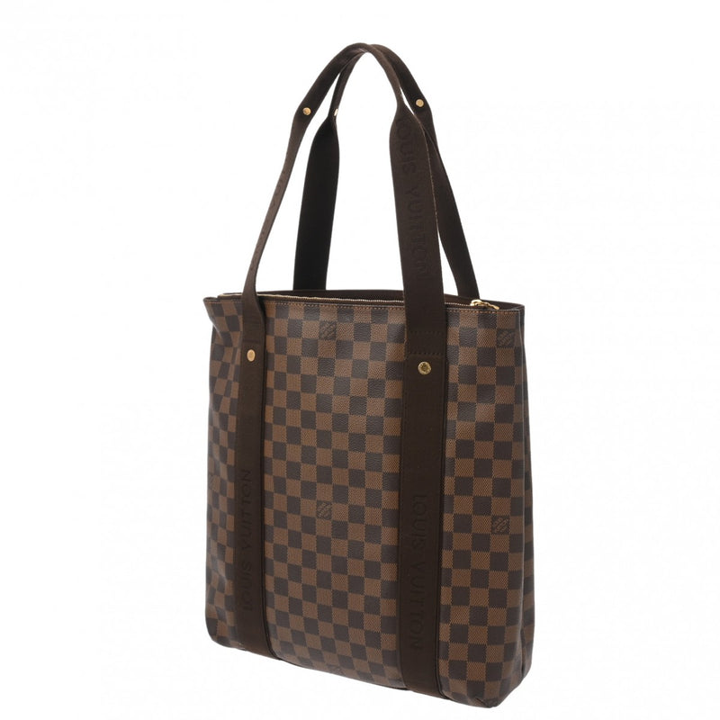 LOUIS VUITTON ルイヴィトン ダミエ カバボブール ブラウン N52006 ユニセックス ダミエキャンバス トートバッグ ABランク 中古 銀蔵