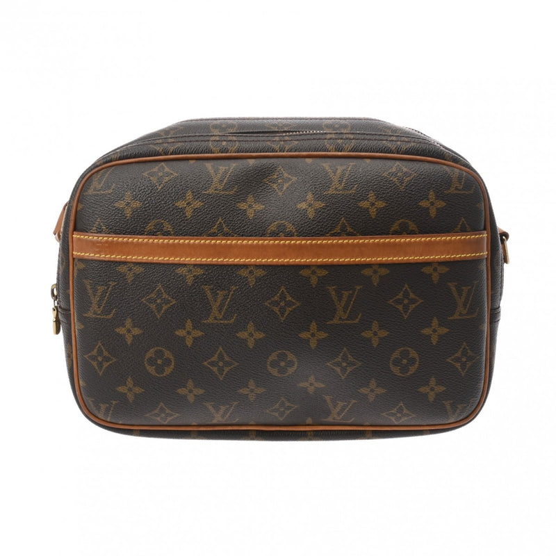 LOUIS VUITTON ルイヴィトン モノグラム リポーター PM ブラウン M45254 ユニセックス モノグラムキャンバス ショルダーバッグ Bランク 中古 銀蔵