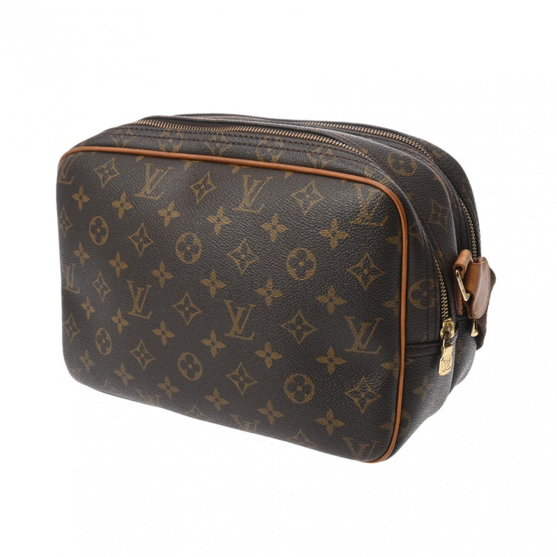 LOUIS VUITTON ルイヴィトン モノグラム リポーター PM ブラウン M45254 ユニセックス モノグラムキャンバス ショルダーバッグ Bランク 中古 銀蔵