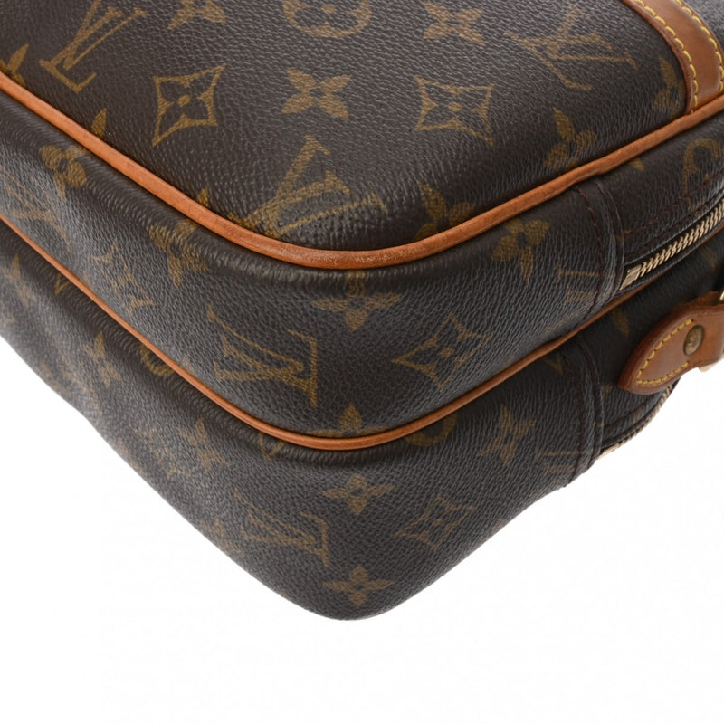 LOUIS VUITTON ルイヴィトン モノグラム リポーター PM ブラウン M45254 ユニセックス モノグラムキャンバス ショルダーバッグ Bランク 中古 銀蔵