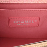 CHANEL シャネル ボーイシャネル チェーンショルダー 25cm レインボー A67086 レディース キャビアスキン ショルダーバッグ Aランク 中古 銀蔵