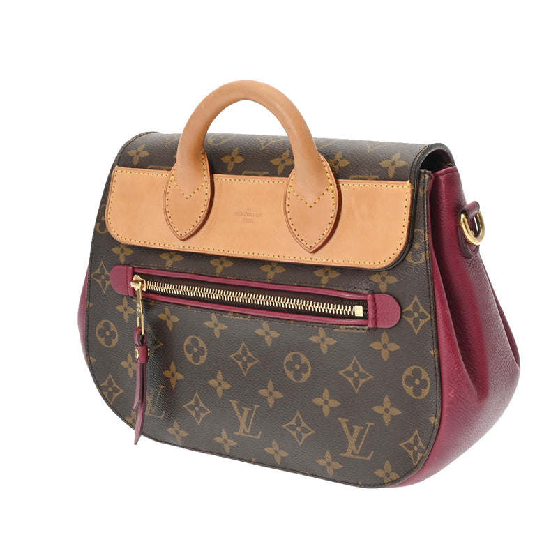 LOUIS VUITTON ルイヴィトン モノグラム エデン PM 2WAY ブラウン/オロール M40985 レディース モノグラムキャンバス ハンドバッグ Bランク 中古 銀蔵