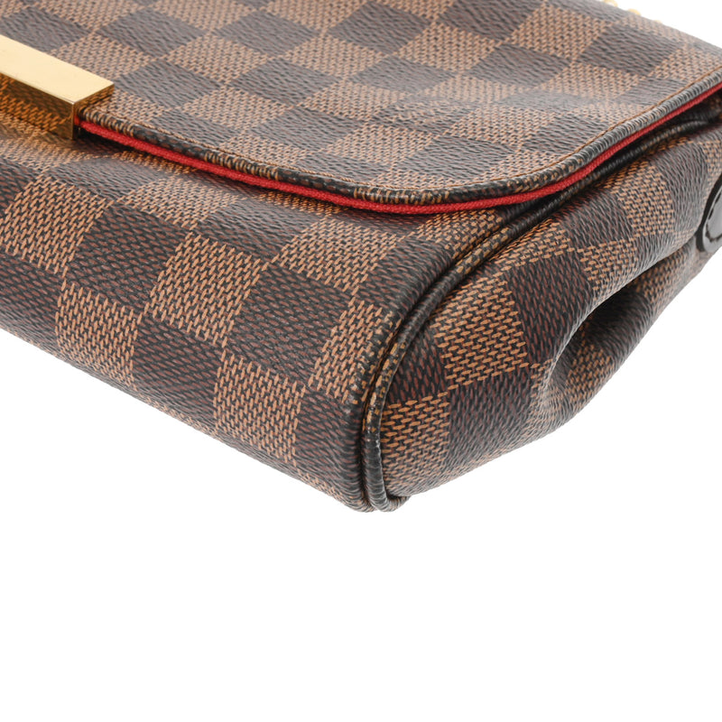 LOUIS VUITTON ルイヴィトン ダミエ フェイボリット MM 2WAY ブラウン N41129 レディース ダミエキャンバス ショルダーバッグ ABランク 中古 銀蔵