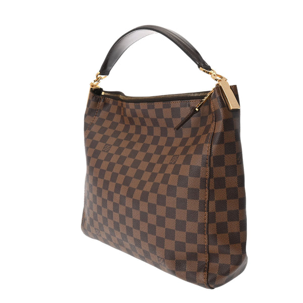 LOUIS VUITTON ルイヴィトン ダミエ ポートベロー PM セミショルダー ブラウン N44184 レディース ダミエキャンバス ショルダーバッグ ABランク 中古 銀蔵