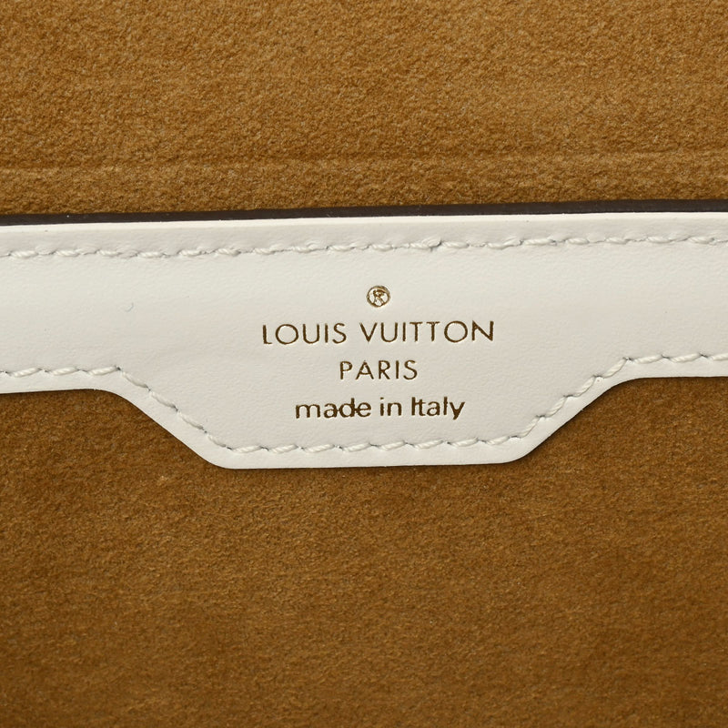 LOUIS VUITTON ルイヴィトン モノグラム パピヨン トランク 2WAY ホワイト/ブラウン M81485 レディース モノグラムキャンバス ショルダーバッグ Aランク 中古 銀蔵