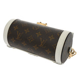 LOUIS VUITTON ルイヴィトン モノグラム パピヨン トランク 2WAY ホワイト/ブラウン M81485 レディース モノグラムキャンバス ショルダーバッグ Aランク 中古 銀蔵