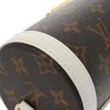 LOUIS VUITTON ルイヴィトン モノグラム パピヨン トランク 2WAY ホワイト/ブラウン M81485 レディース モノグラムキャンバス ショルダーバッグ Aランク 中古 銀蔵