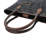 BERLUTI ベルルッティ トゥジュール トートバッグ インディゴデニム ダークブラウン U0262P メンズ アラベスクキャンバス/レザー ハンドバッグ Aランク 中古 銀蔵