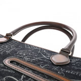 BERLUTI ベルルッティ トゥジュール トートバッグ インディゴデニム ダークブラウン U0262P メンズ アラベスクキャンバス/レザー ハンドバッグ Aランク 中古 銀蔵