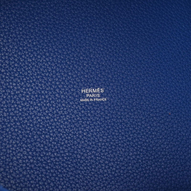 超美品 HERMES ピコタンロックＭＭ ブルーアガットX刻印 エルメス ピコタン ロック MM ブルーエレクトリック T刻印(2015年頃