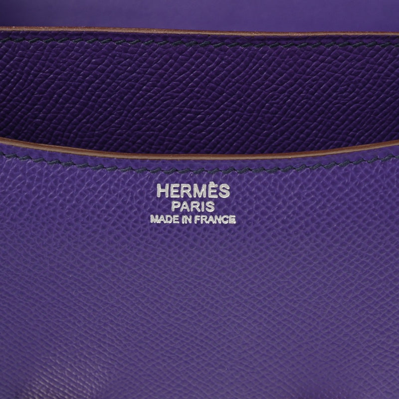 HERMES エルメス コンスタンス 23 クロッカス □P刻印(2012年頃) レディース ヴォーエプソン ショルダーバッグ ABランク 中古 銀蔵