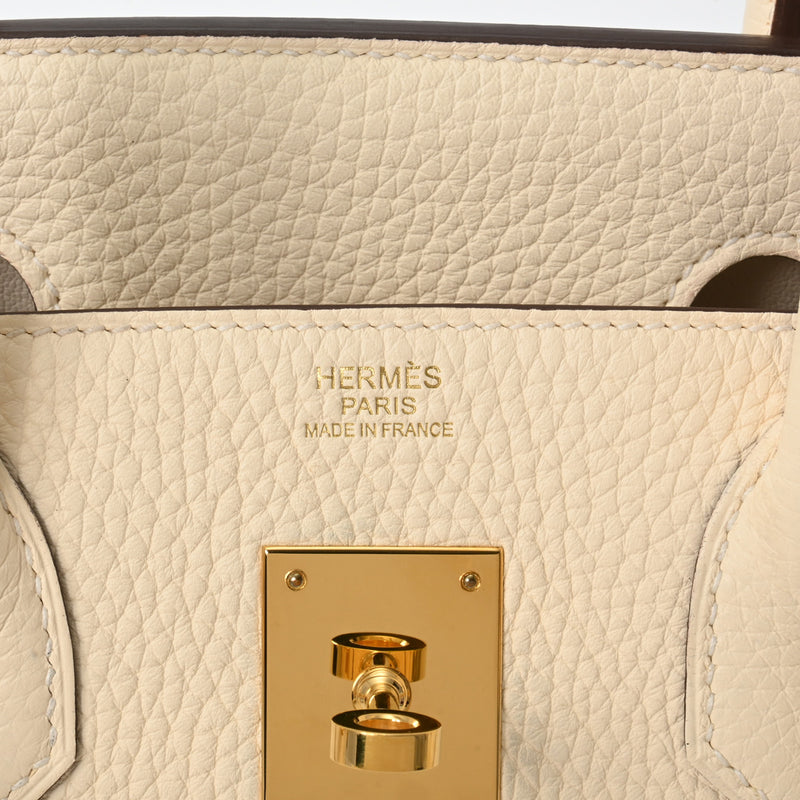 HERMES エルメス バーキン 30 ナタ U刻印(2022年頃) レディース トリヨンクレマンス ハンドバッグ Aランク 中古 銀蔵