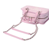 CHANEL シャネル ドーヴィル ボーリングバッグ 2WAY チェーンショルダーバッグ ピンク A92749 レディース キャンバス レザー ショルダーバッグ Aランク 中古 銀蔵