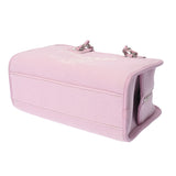 CHANEL シャネル ドーヴィル ボーリングバッグ 2WAY チェーンショルダーバッグ ピンク A92749 レディース キャンバス レザー ショルダーバッグ Aランク 中古 銀蔵