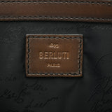 BERLUTI ベルルッティ カリグラフィ トゥージュール ダークブラウン U0260P メンズ スクリットレザー トートバッグ Aランク 中古 銀蔵