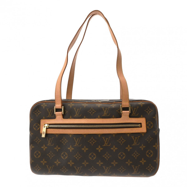 LOUIS VUITTON ルイヴィトン モノグラム シテ GM トートバッグ ブラウン M51181 レディース モノグラムキャンバス ハンドバッグ ABランク 中古 銀蔵