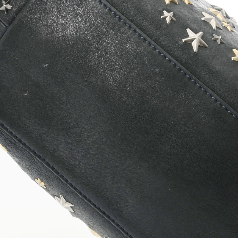 ジミーチュウ スタースタッズ ブラック レディース レザー トート